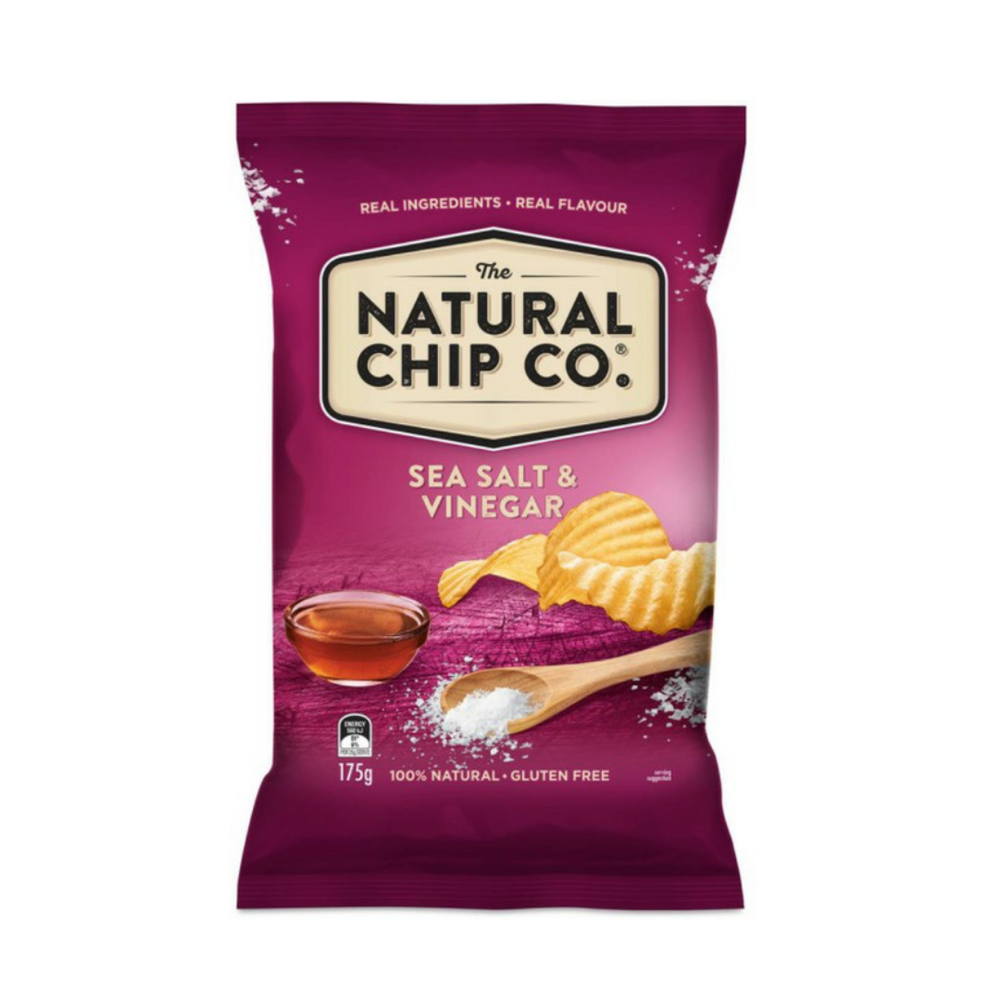 The Natural Chip & Co - Sea Salt & Vinegar 175Gr (12/Carton)