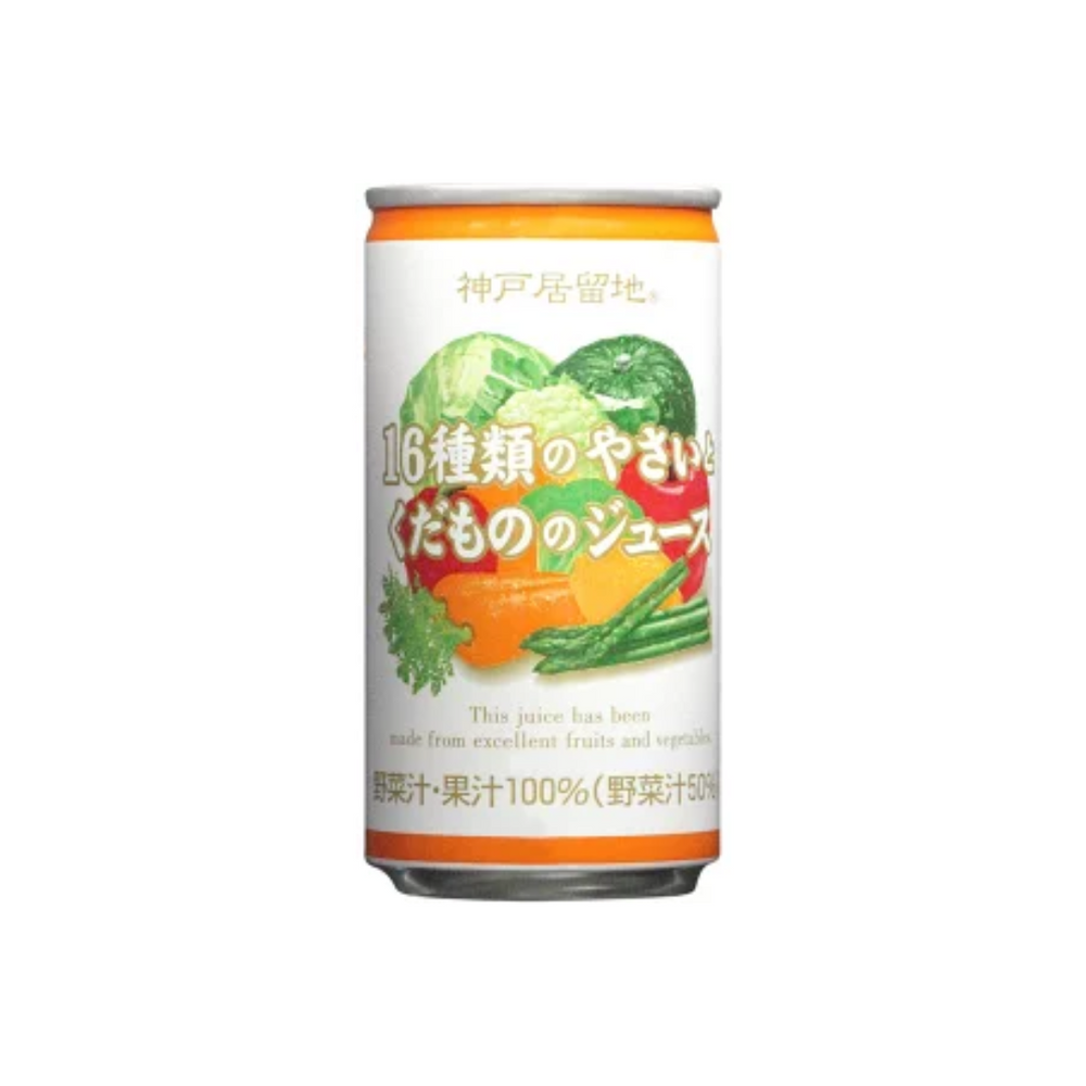 Tominaga - Kobe Kyoryuchi 16 Vegie & Fruit Juice 185Ml (30/Carton)