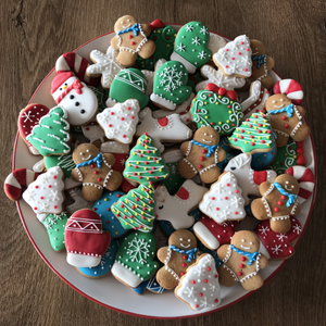 Mini Christmas Cookie Bar