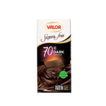 Valor - 70% Dark Chocolate Sugar Free 100Gr (17/Box)