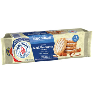 Voortman Bakery - Sugar Free Iced  Almonette 227Gr (12/Carton)