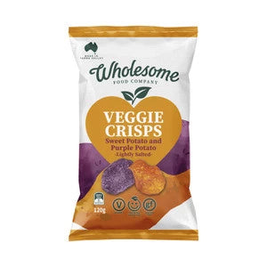 Wholesome - Sweet & Purple Potato L 120Gr (8/Carton)