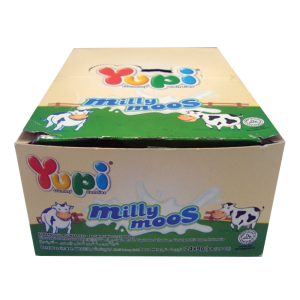 Yupi - Candy Gummy Milly Moos Box 24X7/6Gr (12/Carton)