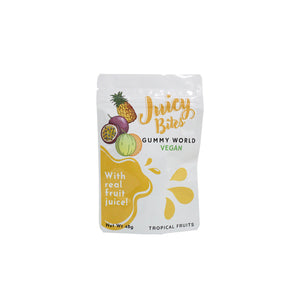 Bites - Vegan Gummy Tropical Fruit (48g) - Front